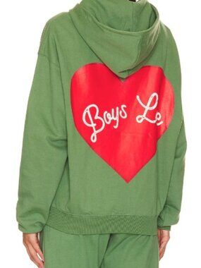 BOYS LIE Green Charmer Hoodie